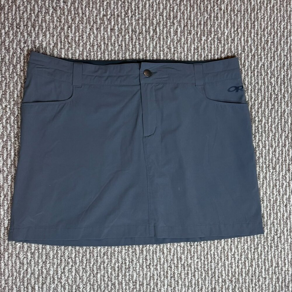 #45 Outdoor Research Women's Ferrosi Skort, Grey, Size 14